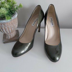 LK BENNETT Stila Courts Patent Leather Heels Pumps